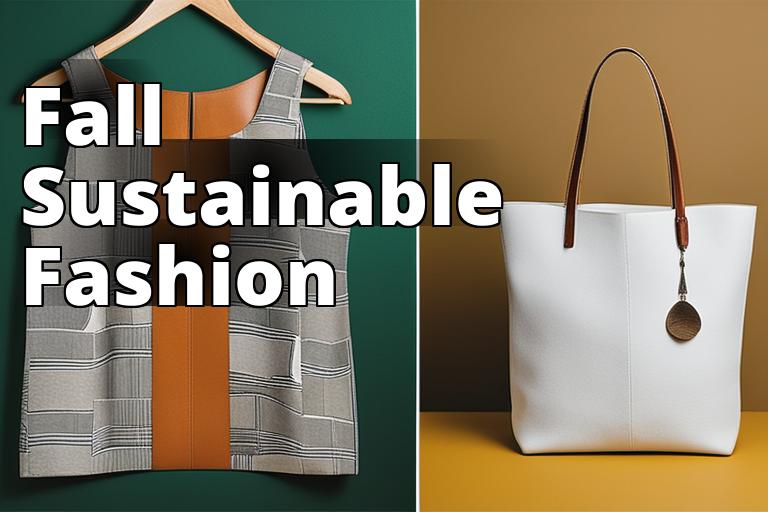 Fall 2023 Style Guide: 10 Sustainable Fashion Trends to Try Now